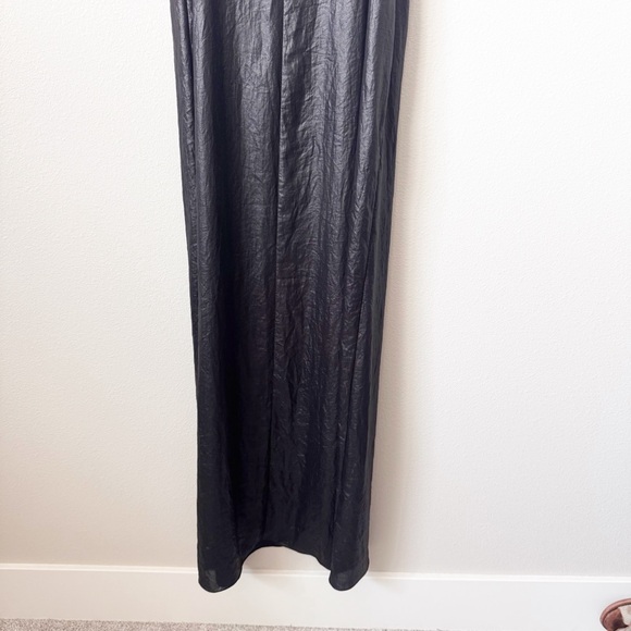 BCBGMaxAzria Deanne slip Maxi Dress black shimmer - Picture 14 of 14